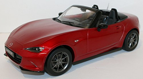 Mazda MX5, rot, 2015, Modellauto, Fertigmodell, Triple 9 Collection 1:18