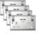 4 x BG NPC22U3W Twin 13A Switch Socket with USB Outlets (Polished Chrome)