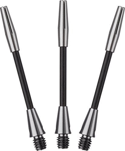 Viper Unisex-Erwachsene 35-7005-00 Carbon Plus Ultra Light Dart Shaft, Medium (MD), 3er-Pack, schwarz, 2-Inch