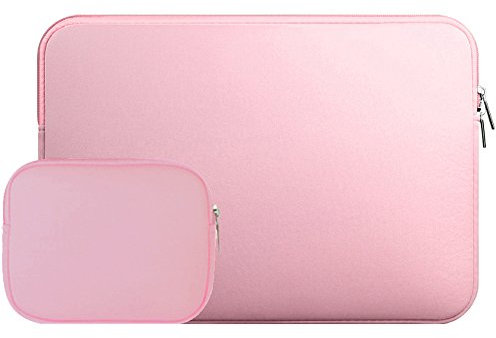 11 Zoll Polyester-Gewebe Tragen Stoßfest Wasserdicht Laptoptasche Notebooktasche Notebook Schutzhülse für/Notebook Computer/Ultrabooks,Rosa