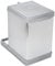 ELLETIPI 1954 Tower Elletipi PAL609/1ALL.Cubo de Basura extraíble automático para Base, Plástico y Aluminio, Gris, 25x41x39.5 cm