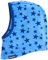 Playshoes Unisex Kinder Fleece-Schlupfmütze Winter-Mütze, blau Sterne, one size