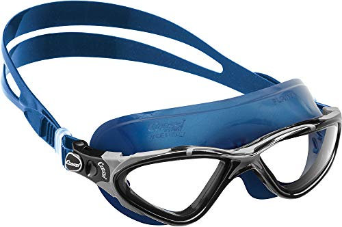 Cressi Planet Clear, Helles Glas Schwimmbrille, Blau Nery/Schwarz, Adult Mid