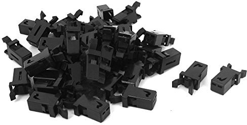 Aexit Interrupteur à bouton-poussoir en plastique à montage en panneau de ressort à ressort de 50 pièces pour avion RC SD931576B724075Z