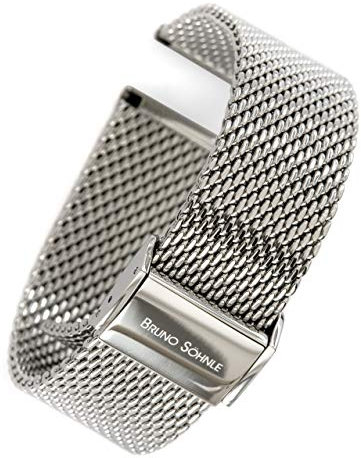 BS - Edelstahlmetallband Mesh 18 mm, für Stuttgart Smal