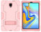 QYiD - Carcasa para Samsung Galaxy Tab A 10.5 2018, resistente a los golpes, funda de protección con soporte convertible, carcasa para Samsung Galaxy Tab A 10.5 (2018) / SM-T590 / SM-T595 (oro rosa)