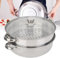 BigKing Vaporera, 27 cm / 11 Pulgadas, Utensilios de Cocina de Acero Inoxidable, Vaporera de 2 Capas, Vaporera de Doble Capa, Bandeja para Pan al Vapor
