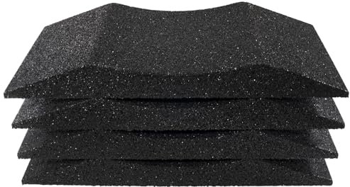 HASKYY Set di 4 scarpe per pneumatici, 600 x 200 x 64 mm fino a 195, in granulato di gomma