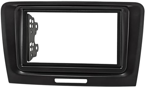 tomzz Audio 2450-024 Doppel DIN Radioblende kompatibel mit Skoda Superb II 3T 2008-2015 schwarz