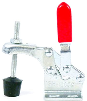 INGDAUM® Morsetto a leva a ginocchiera 1 pezzo GH-13009, verticale, forza di tenuta 30 kg (1, GH-13009)