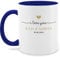 Tasse Tassen 325ml - Valentinstag Freund & Freundin - I Love You mit Datum I Partner Geschenk I Geschenk Paare - 325 ml - Dunkelblau - personalisierte paar geschenke partnertassen liebeserklärung