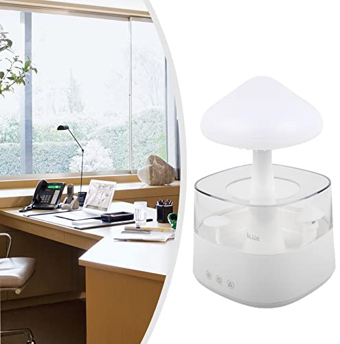 DAZZLEEX Raining Cloud Nachtlicht Wolke Regen Luftbefeuchter Buntes Licht Regentropfen Luftbefeuchter Aromatherapie ätherisches Öl Diffusor für Nachttisch Home Office