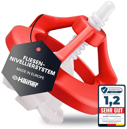 Hainer® Premium Fliesen Nivelliersystem 2mm Set – 300-teiliges Fliesenverlegehilfe Set, Fliesen Werkzeug für professionelle Ergebnisse (Starterset 2mm)