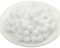 100 Stück Pompons zum Basteln, Weiß Pompoms, 15 mm Flauschige Pompom Bälle für DIY Kreative Handwerk Dekoration (Weiß-2.5 cm)