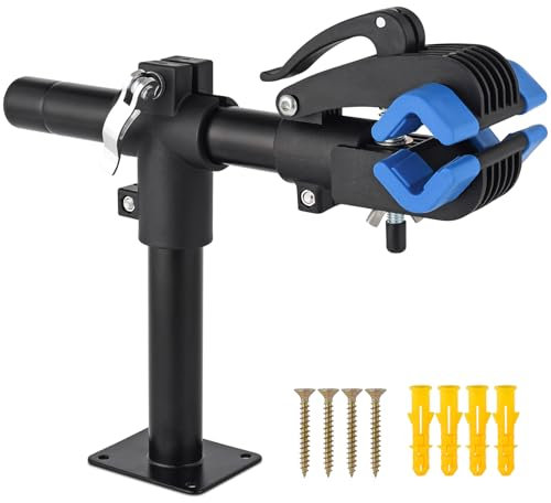 COTOUXKER Bike Repair Stand Wall Workbench Mount Rack Clamp Height Adjustable Home Bicycle Maintenance Rack for Road Mountain Bikes