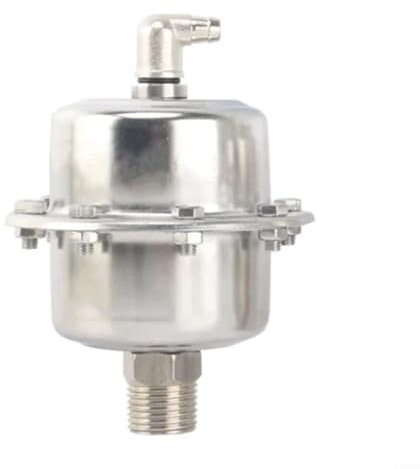 HOHOVYVY Purgeur de chauffage, purge rapide, valve de sortie, valve de purge automatique en acier inoxydable, valve d'évacuation d'air pour chauffage au sol chaudière (DN15)