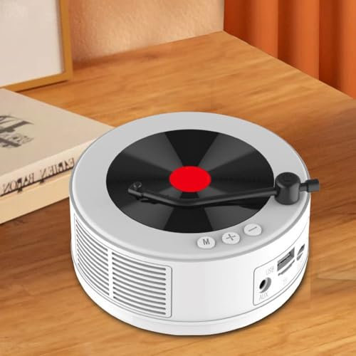 FM Radio Player, Enabled Retro Portable FM Radio, With Built-in Speaker, Support AUX/USB/TF, Multi-functional Music Player