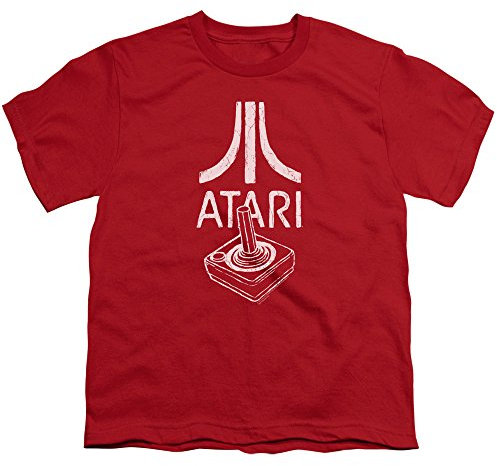 Atari - Big Boys Joystick Logo T-Shirt, rot, XL