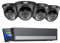 ANNKE Sistema de cámara de seguridad para el hogar E200, 3K Lite 5 en 1 H.265+ 8CH eDVR con eSSD de 1 TB y (4) cámaras domo CCTV HD 1080P, detección humana y de vehículos, visión nocturna inteligente