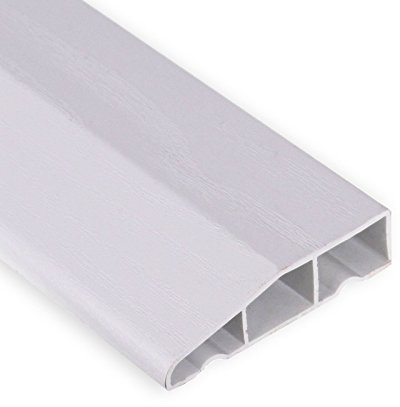 Roomline Chamfered PVCu Architrave Plastic Casing (2.7m) - White Satin