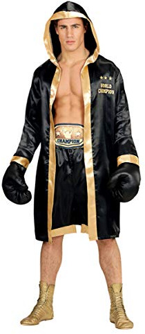 Horror-Shop Champion Boxer Kostüm mit Boxhandschue & Umhang XL