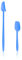 Kochblume Geizhals Set, Restelöffel, Flexlöffel S | Premium Premium-Silikon & BPA freimit Edelstahlkern | In der bunten Box (blau, 2er Set)