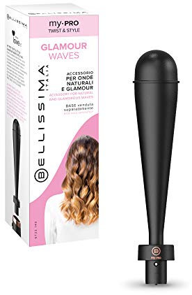Bellissima My Pro Imetec GT22 140 Accessorio Glamour Waves per Styler Arricciacapelli Twist&Style, Ferro Riscaldato Forma Conica, Diametro 13/38 mm, Rivestimento in Ceramica, Temperatura 190°C