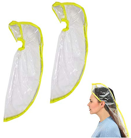 Embudo de pelo para el cuidado del cabello, 2 piezas, práctico embudo para lavar el cabello, herramientas para colorear el cabello, embudo