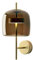 NZDY Nordic Minimalist Hardware Creative Wall Lamp Led Warm Light Study Bedroom Living Room Bedside Light Warm Color Glass Wall Lantern Postmodern Wall Sconce,Cognac