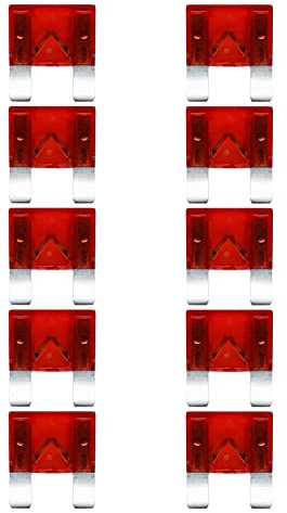 baytronic 10x Kfz-Flachstecksicherung Maxi (rot 50A)