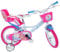 Dino Bikes, Kinderfahrrad, Größe 14 mm, für Mädchen und Mädchen, Meerjungfrau, Alyssa 144R-Als