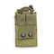Walkie Talkie Bag Sports Pendant Molle Radio Pouch Walkie Talkie Holder Walkie-Talkie Case Package Pouch Interphone Storage Bag(Green)