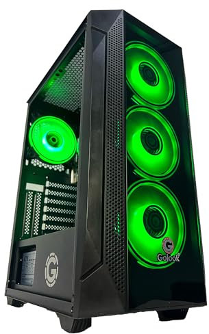 Golook • PC Desktop Gaming LED RGB • AMD RYZEN 7 5700G • RAM 32GB DDR4 3200MHZ • SSD 1TB M.2 NVME • Radeon RX Vega • WiFi • Windows 11 Pro • Computer Fisso