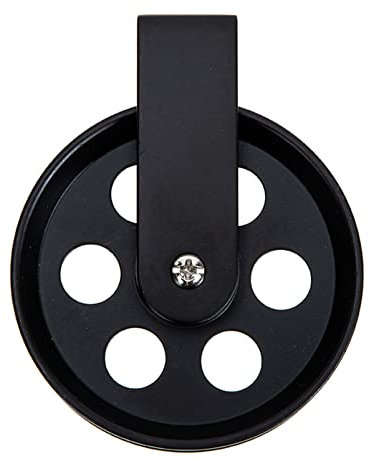 OSALADI Vintage Industrielle Riemenscheibe Für Pendelleuchte 1 Packung Schwarze Bauernriemenscheibe Für Deckenlampe Diy-Wandhalterungsriemenscheibe Für Wandleuchten