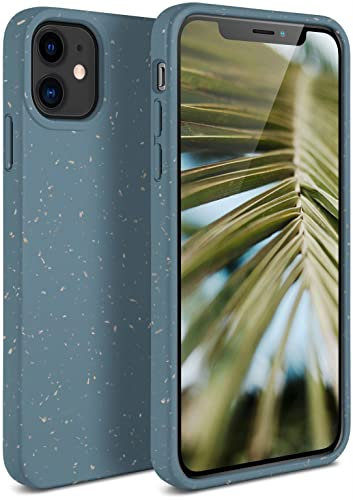 ONEFLOW Sama Sama Case kompatibel mit Apple iPhone 11 – Nachhaltige Handyhülle aus Pflanzenfasern, Hülle biologisch abbaubar ohne Plastik, vegan und umweltfreundlich – Petrol