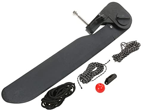 Mealoodiousmusea Kajak-Schwanz, Leitungskontrolle, Ruderlenksystem, Kanufahren, Clipschnalle, Gadgets, professionelles Reparatur-Set für Yacht, Schiff, Kanu