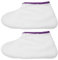 Lurrose 1 Paar Paraffin Paraffinwachs Socken Fußmaske Fußpflege Füsslinge Feuchtigkeitsspendende Socken Paraffinbad für Hände Füße Wärmetherapie Spa Behandlung Bräunungshandschuh Fußabdeckung