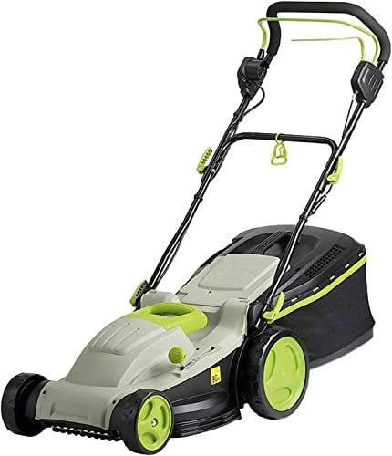 Cortacésped eléctrico con Cable 2 en 1 Cortacésped autopropulsado Cortacésped eléctrico portátil con Mango Plegable Cortacésped eléctrico para Exteriores