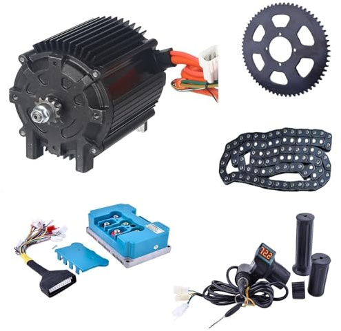 Kunray KR5V 72V 5000W Electric Brushless DC Motor Kit Temperature Sensing