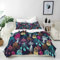 ANHOPE Retro Feder Traumfänge Bettwäsche Set 3 Teilig Bettbezug 155x220 cm + 2 Kissenbezug 80x80 cm Weich Microfaser Bettbezüge mit Reißverschluss Bettdeckenbezug Set für Kinder Mädchen