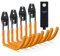 3-H Ganci da Garage Resistenti 4 Pezzi, Ganci per Garage, Montaggio a Parete e Organizer per Attrezzi Antiscivolo per Organizzare Biciclette, Scale, Sorde, Cavi