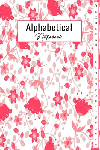 A To Z Notebook: A5 Lined Notebook with Alphabetical Tabs Printed | Small Notebook Organizer | 4 Pages per Letter | A5 Notebook-journal with alphabet index. A5 Size.