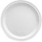 PINTINOX, SET 6 PIATTI USE&REUSE CM 22 (WHITE) in acciaio bianco Use&Reuse, alternativa alla plastica monouso