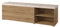 Lomadox Sitztruhe Bank Truhenbank Stauraum Sitzfläche gepolstert in Eiche mit Klappe 2 Fächer 160x48,2x40 cm
