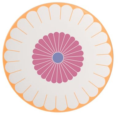 Villeroy & Boch - Fleur couleur piatto da portata grande multicolore, lavabile in lavastoviglie, utilizzabile nel microonde, vassoio, motivo floreale, piatto snack, Porcellana Premium