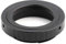 Qukaim T2/T Mount Aluminum Lens Adapter Ring for Canon EOS EF DSLR 650D 60D 550D, T Mount Adapter for T2 Mount Lens, Compatible with Canon Cameras