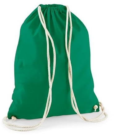 Generisch 1er | 10er | 25er | 100er Pack Turnbeutel | viele Farben | Web-Textilien24 Beutel | OEKO-TEX® geprüft | 37x46cm | Jutebeutel | Einkaufstasche | unbedruckt (1, Kelly Green)