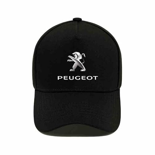 LXBSXY Mütze Basecap Herren Kappe Verstellbar für Peugeot 308 3008 408 5008, Mütze Basecap Verstellbar mit Auto Logo Baseball Cap Baseballkappe für Herren Damen Zubehör,E