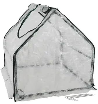 Mini Gewächshaus 60x60x60 cm ideal auch für Hochbeet wetterfestes Pflanzenschutz Gewächshaus