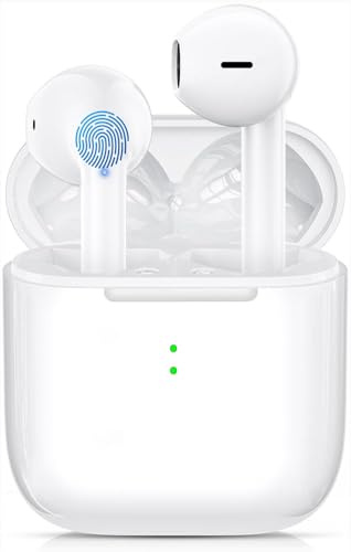 Wireless Earbuds,Bluetooth 5.3 Headphones in Ear with Charging Case,ENC Noise Cancelling Mic,HiFi Stereo Sound,IPX8 Waterproof Earphones,48H Playtime,Touch Control Wireless Headphones for iOS Android